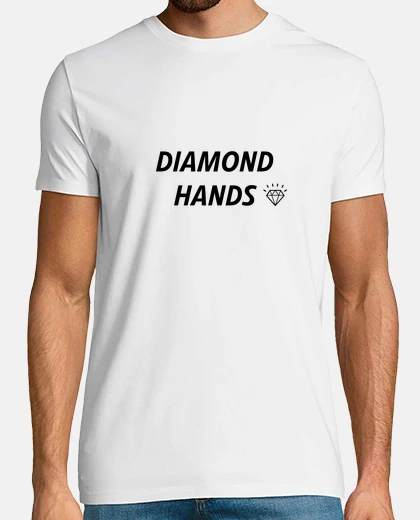 T-shirt hands di diamante