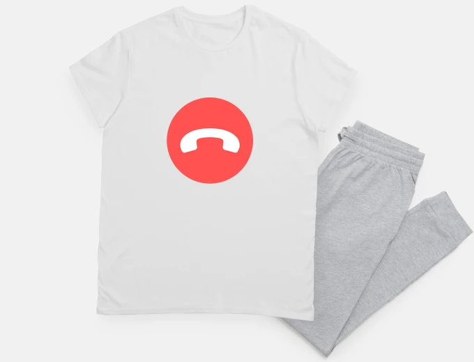 Pajama hang up cellphone icon funny gift