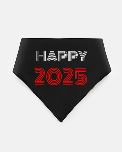 Mascotas Happy 2025 New Year Celebration Modern