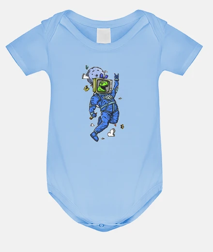 Kids happy astronaut