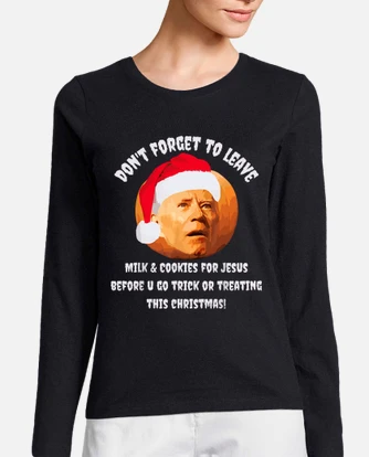 Happy christmas anti joe biden funny t shirt tostadora