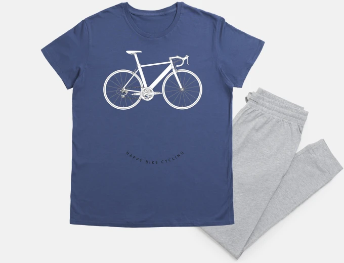 Pajama happy cycling
