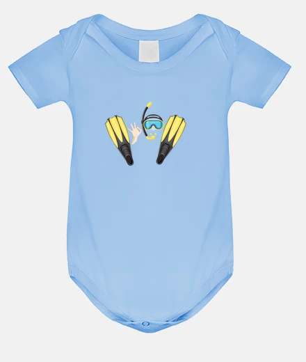 Kids happy diver
