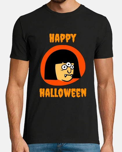Tee-shirt Happy Halloween - Sorcière Vampire