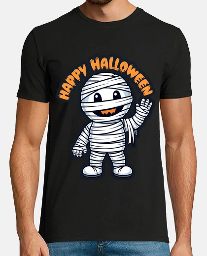 Tee-shirt Happy Halloween Momie mignonne