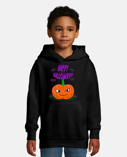 Kids happy halloween pumpkin