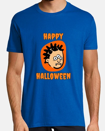Tee-shirt Happy Halloween vampire trois yeux