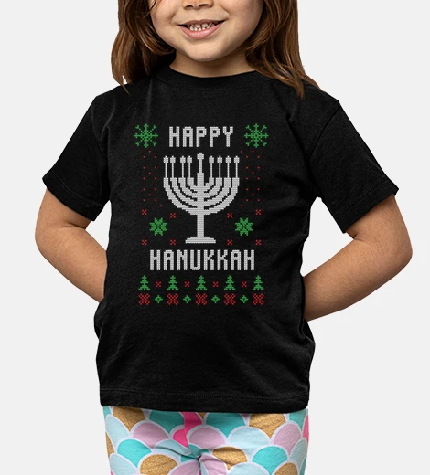 Kids Happy Hanukkah Ugly Christmas Sweater