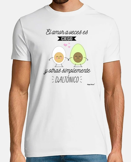 Camiseta Happy Phrases - Amor daltónico Letras Ne