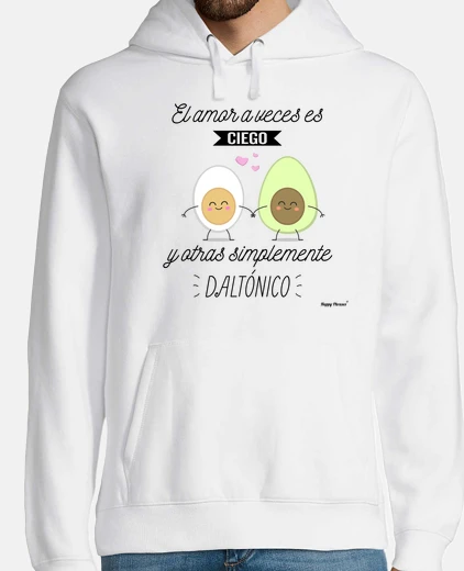 Sudadera Happy Phrases - Amor daltónico Letras Ne