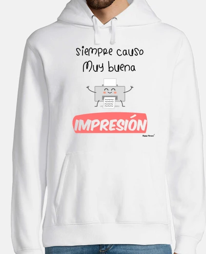 Sudadera Happy Phrases - Buena Impresión Letras N