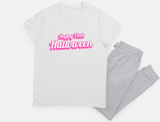 Pajama Happy Pink Halloween