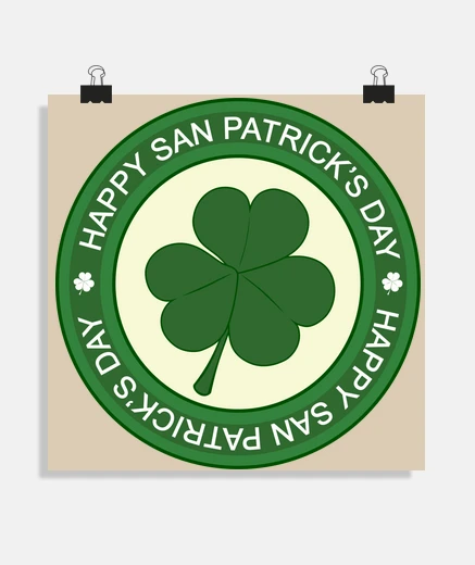 Poster HAPPY SAN PATRICK&#38;#39;S DAY