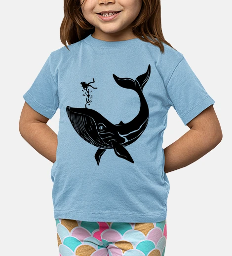 Kids happy whale