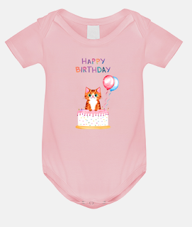 Happy Birthday Cat - Gift idea, funny,