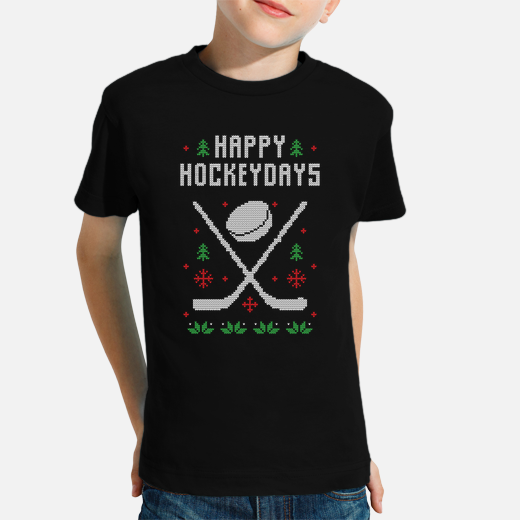 happy hockeydays ugly christmas sweater