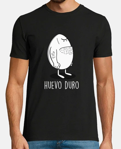 T-shirt hard boiled egg black