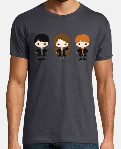 Playera Harry, Ron y Hermione