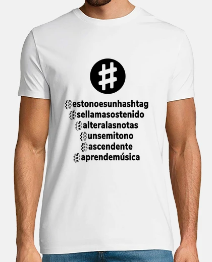 T-shirt hashtag - indumenti leggeri