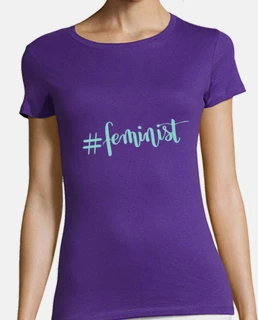 hashtag feminist turquesa