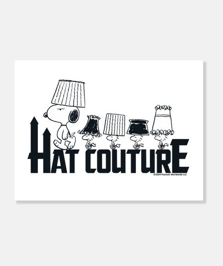Wall Hat Couture Snoopy and Woodstock
