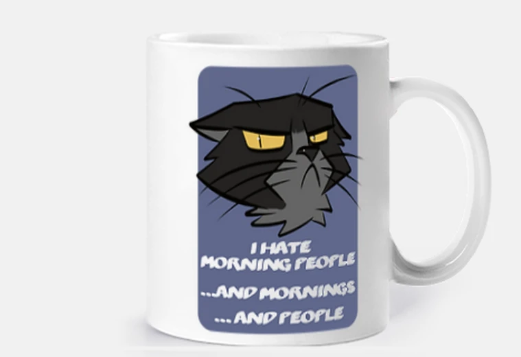 Cup hate cat