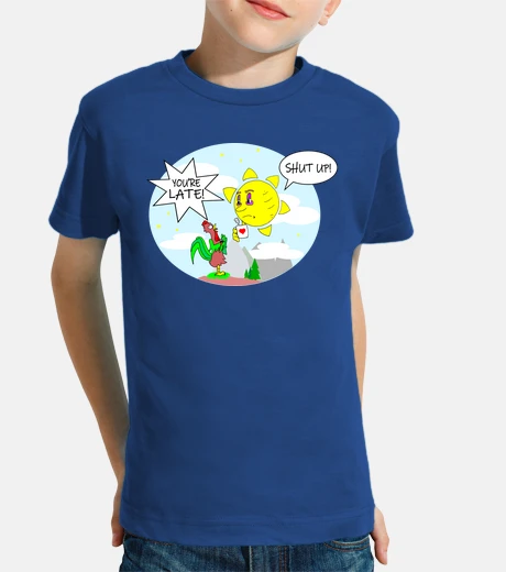 Kids Hate Mornings Funny Sun Cartoon