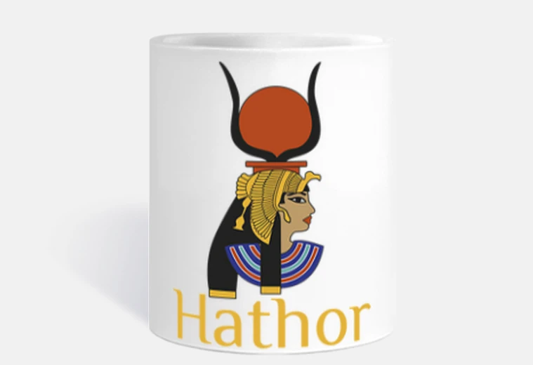 Cup hathor - goddess of love and motherhood