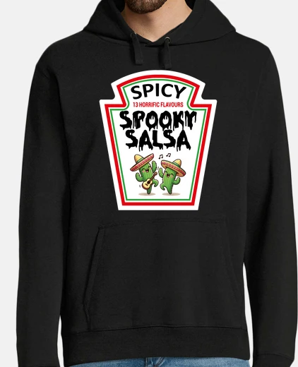 Hoodie Haunted Hot Sauce Cactus Dance Tango Fu