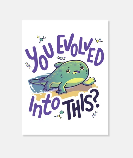 Wall have you evolved to this darwin evoluti