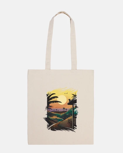 Bag hawaii atmosphere, sunset