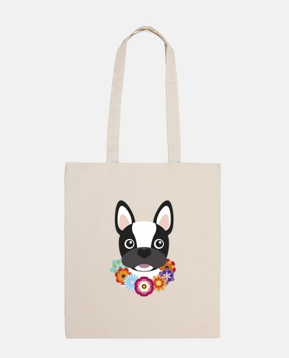 Bolsa hawaii dogo francés