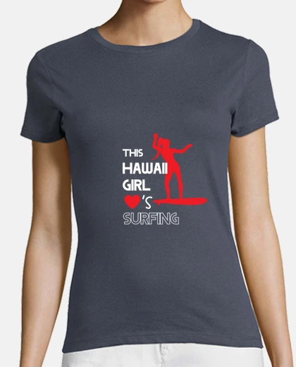 T-shirt hawaii girl