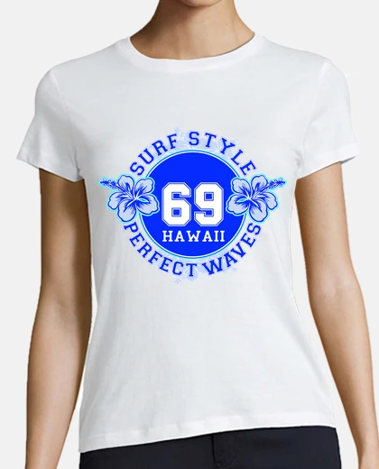 T-shirt Hawaii surf style for the perfect wave.