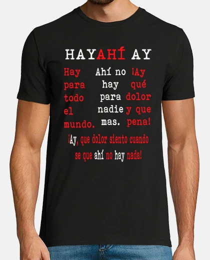 Playera hay que escribir bien