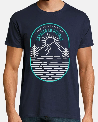T-shirt He loves the mountains entalto the Pyre