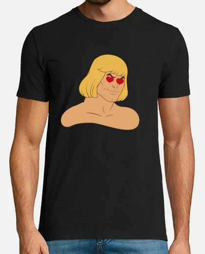 T-shirt he-man in love