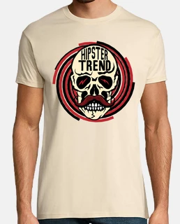head of death hipster skull skull