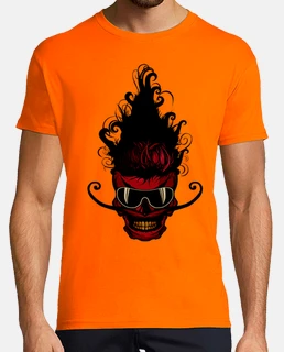 head of death hipster skull skull