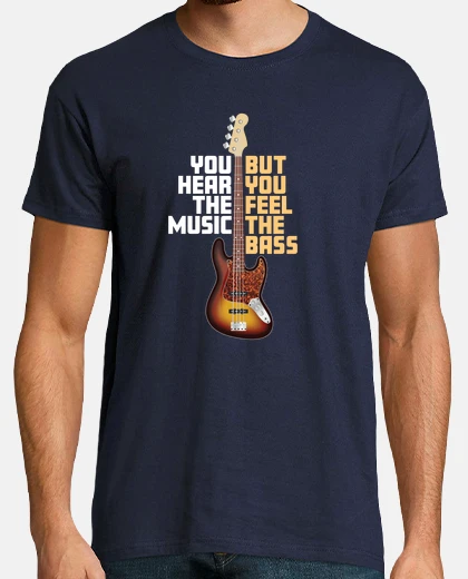 Tee-shirt Hear Music Feel the Bass