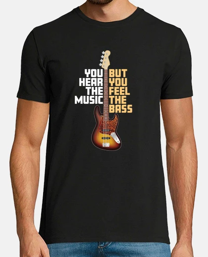 Camiseta Hear Music Feel the Bass