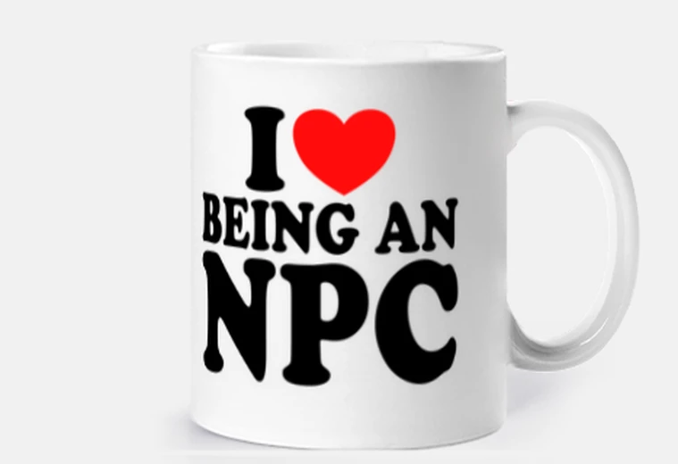 Cup Heart Being An NPC I Love Being An NPC