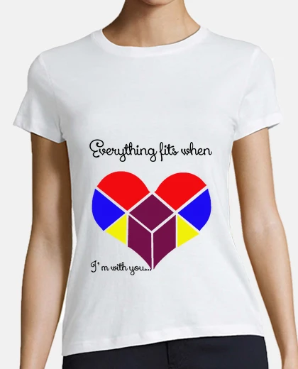 Playera Heart Tangram