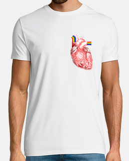heart with pride, men&#39;s short sleeve t-shirt