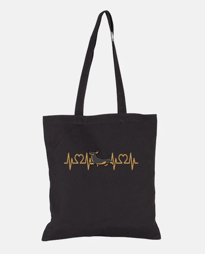 Bag Heartbeat Frequency Pulse EKG Dachshund