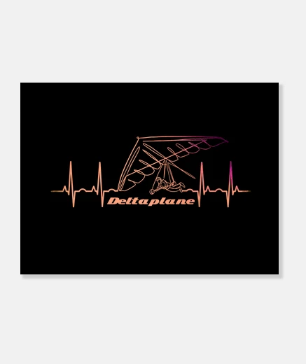 Wall heartbeat hang glider