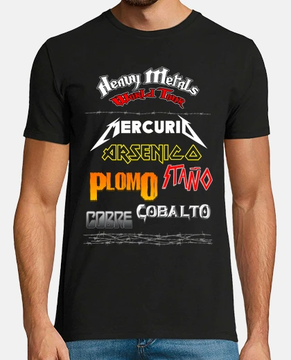 Camiseta Heavy Metals