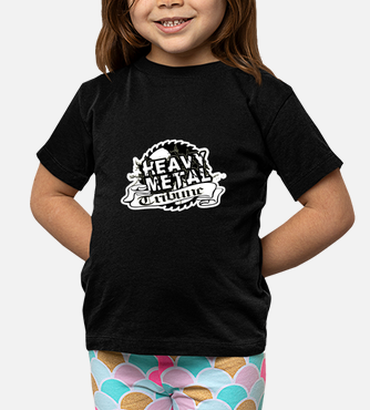 minusválido Investigación Convención Camisetas niños heavy metal niño manga... | laTostadora