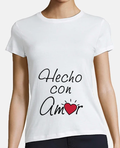 Playera HECHO CON AMOR