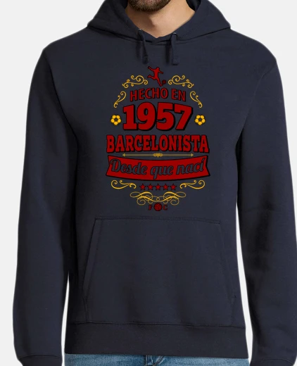 Sudadera Hecho en 1957 Barcelonista desde que na